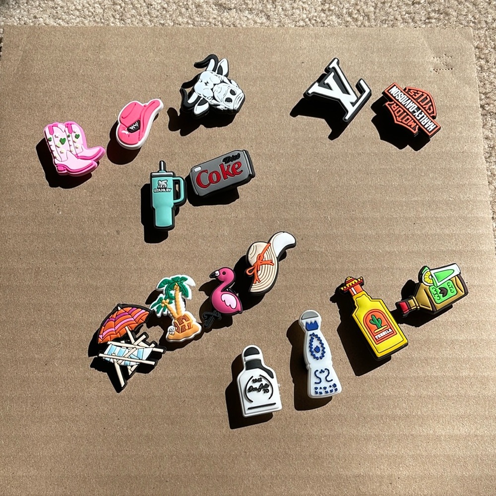 Croc Shoe  Charms Never used